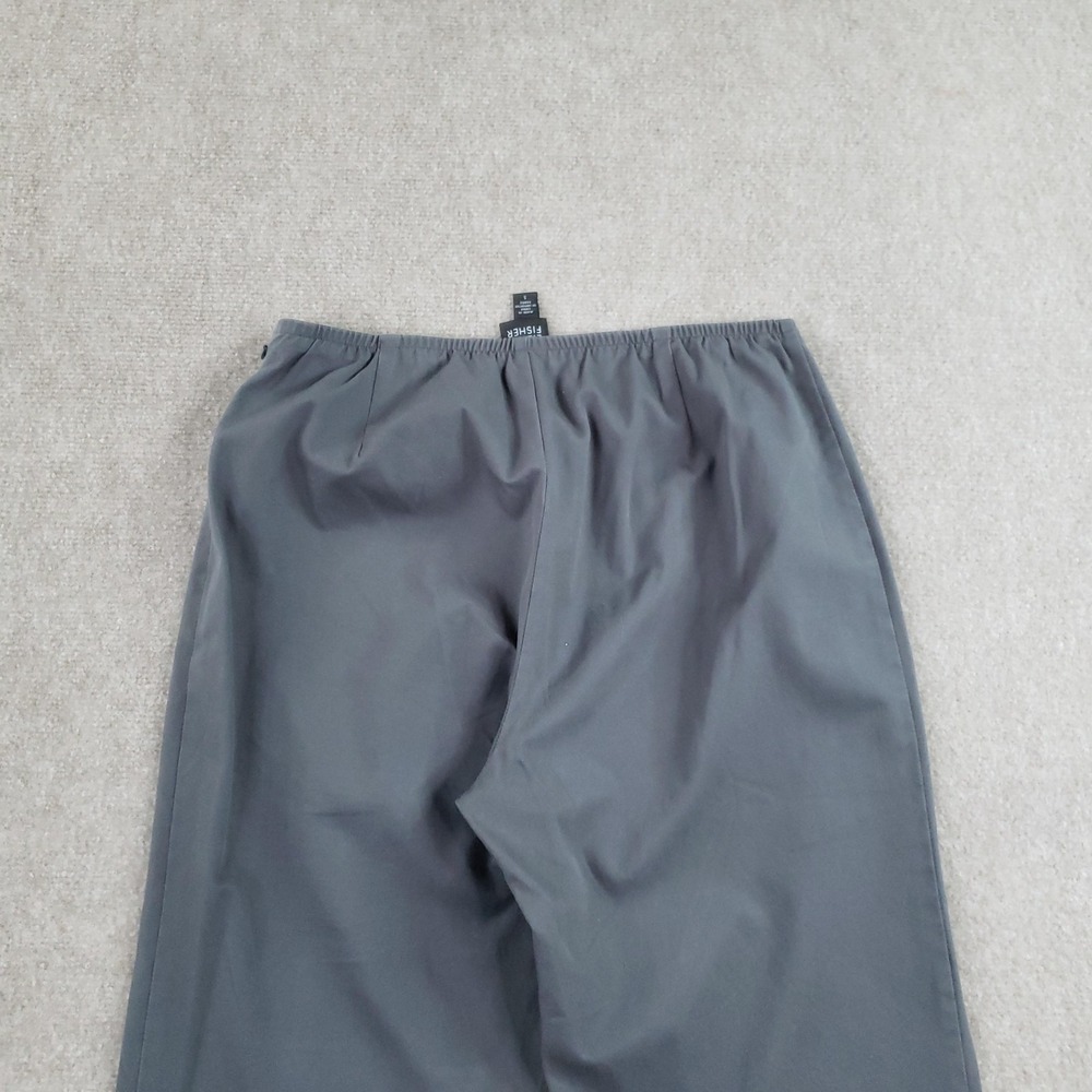 Eileen Fisher Pants Women Small Gray Elastic Waist Straight Leg Side Zip Casual - Picture 13 of 14